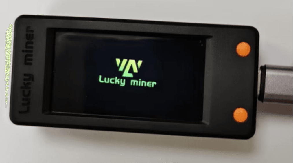 LV02 device on desk with USB-C power