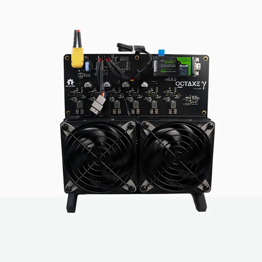 NerdOctaxe PLUS (12 TH/s) – 8-Chip Powerhouse Solo Miner