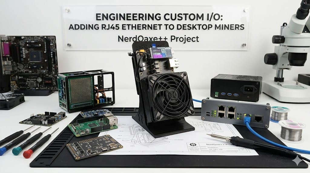 Engineering Custom I/O: Adding RJ45 Ethernet to Desktop Miners